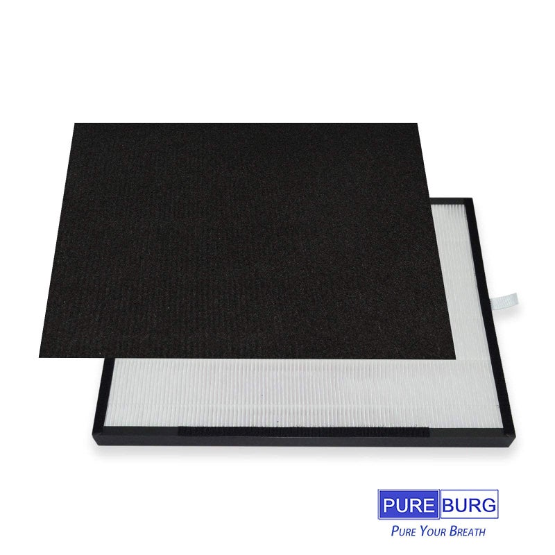 PUREBURG RF200 Replacement Filter Set Compatible with Oransi OV200 Air Purifier,H13 HEPA + Activated Carbon 2-IN-1 Pre-Filters Air Clean Dust VOCs - Image 3